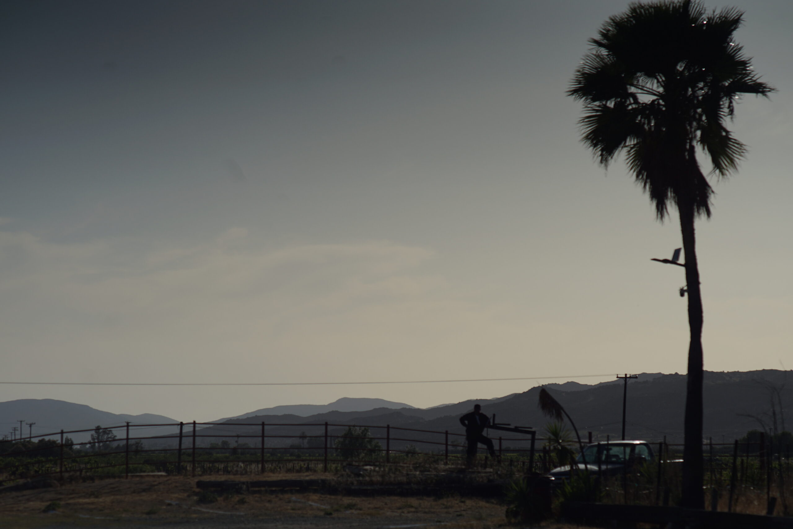 Valle ranch at dusk